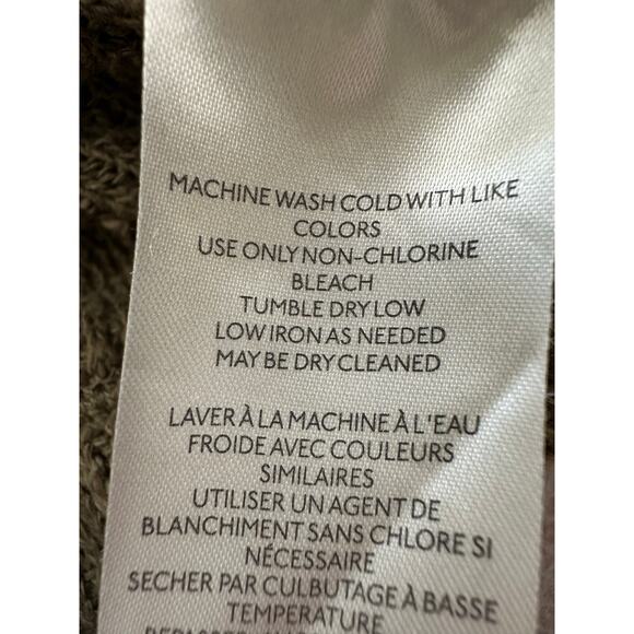 Free People Cropped Cotton-Blend Wrap Sweater with Side Ties Size Medium - Picture 5 of 10